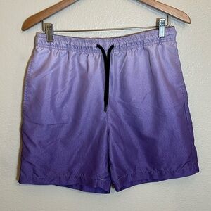WXYZ Purple Elastic Waist Shorts